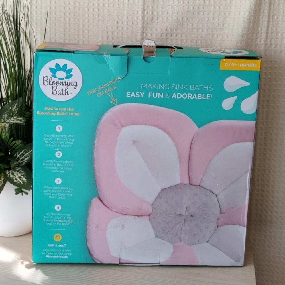 Blooming Bath Lotus Premium Plush Spa Bath For Your Sink
